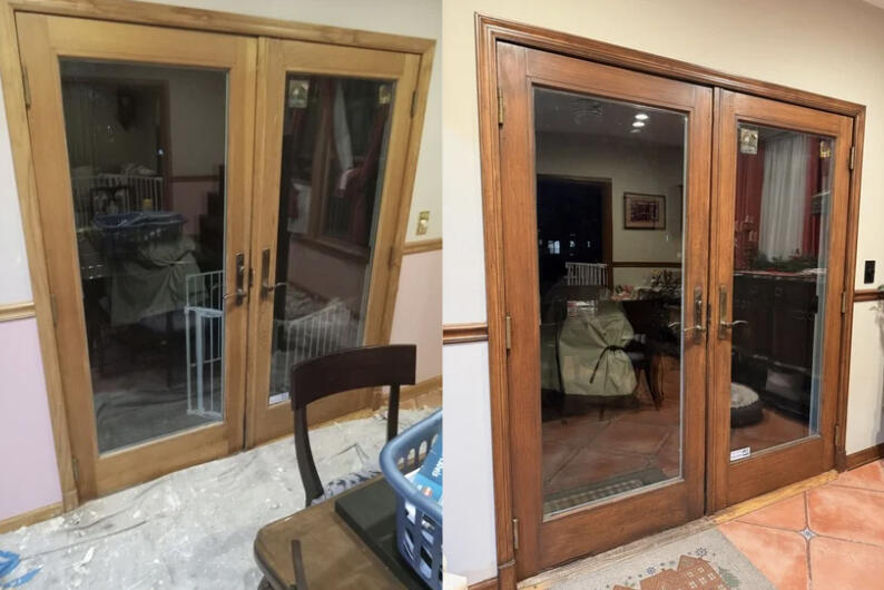 Doorframe: Before and After